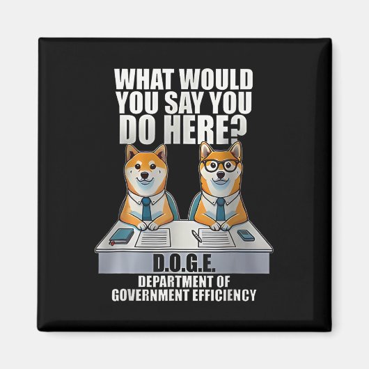 Department of Government Efficiency Magnet (Vorne)