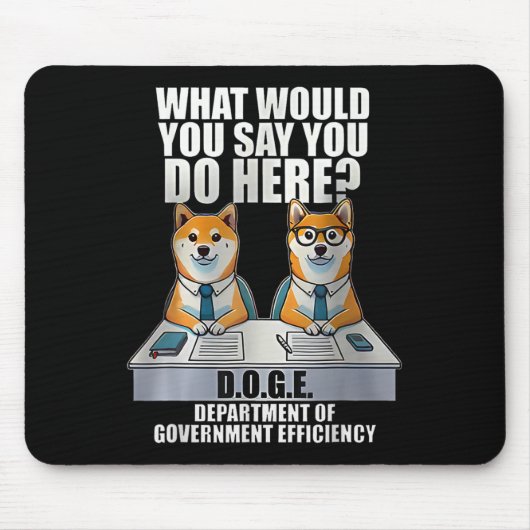 Department of Government Efficiency Mousepad (Vorne)