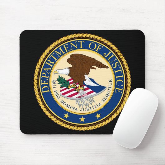 Department of Justice Mousepad (Mit Mouse)
