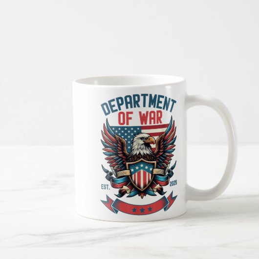 Department Of War Established 2025 Dow Kaffeetasse (Rechts)