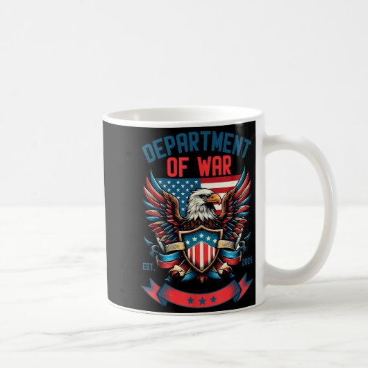Department Of War Established 2025 Dow  Kaffeetasse (Rechts)