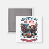 Department Of War Established 2025 Dow  Magnet (Vorderseite/Rückseite)