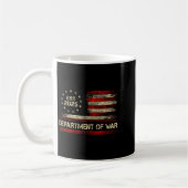 Department Of War Established 2025 Re-established  Kaffeetasse (Links)