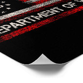 Department Of War Established 2025 Re-established Poster (Ecke)