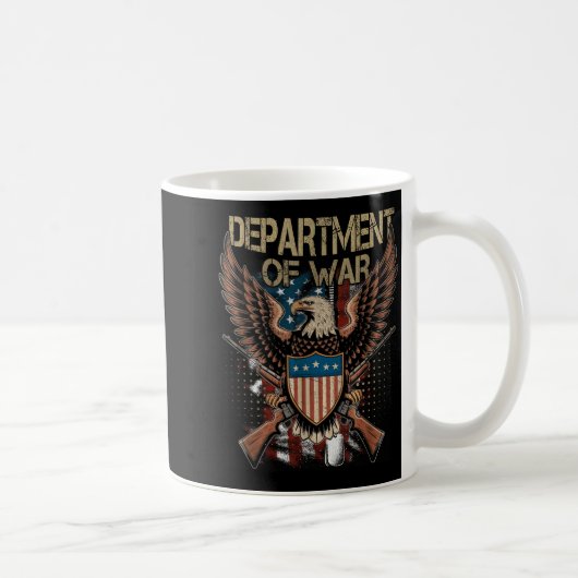 Department Of War Shirt Established 2025 Re-establ Kaffeetasse (Rechts)