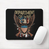 Department Of War Shirt Established 2025 Re-establ Mousepad (Mit Mouse)