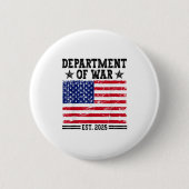 Department Of War Usa Camouflage Flag Department O Button (Vorderseite)