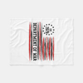 Department Of War Usa Camouflage Flag Department O Fleecedecke (Vorderseite (Horizontal))