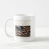 Department of War Usa Camouflage Flag Department O Kaffeetasse (Links)