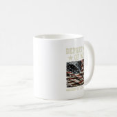 Department of War Usa Camouflage Flag Department O Kaffeetasse (VorderseiteRechts)