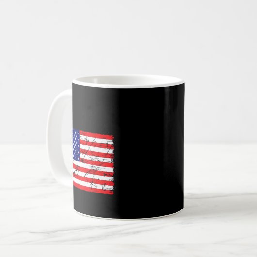 Department Of War Usa Camouflage Flag Department O Kaffeetasse (Vorderseite Links)