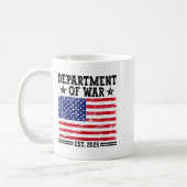 Department Of War Usa Camouflage Flag Department O Kaffeetasse (Links)