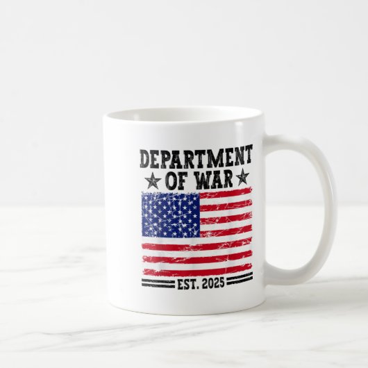 Department Of War Usa Camouflage Flag Department O Kaffeetasse (Rechts)