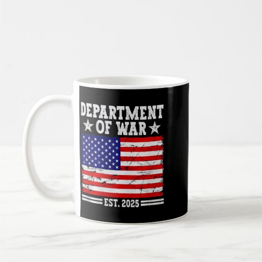 Department Of War Usa Camouflage Flag Department O Kaffeetasse (Links)