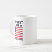 Department Of War Usa Camouflage Flag Department O Kaffeetasse (Vorderseite Links)