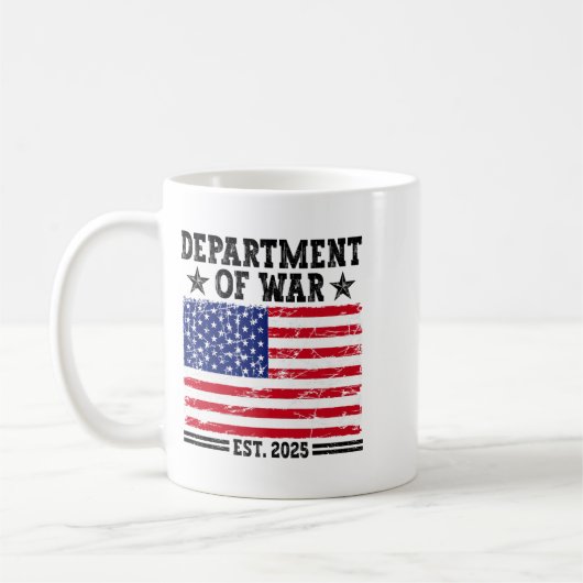 Department Of War Usa Camouflage Flag Department O Kaffeetasse (Links)