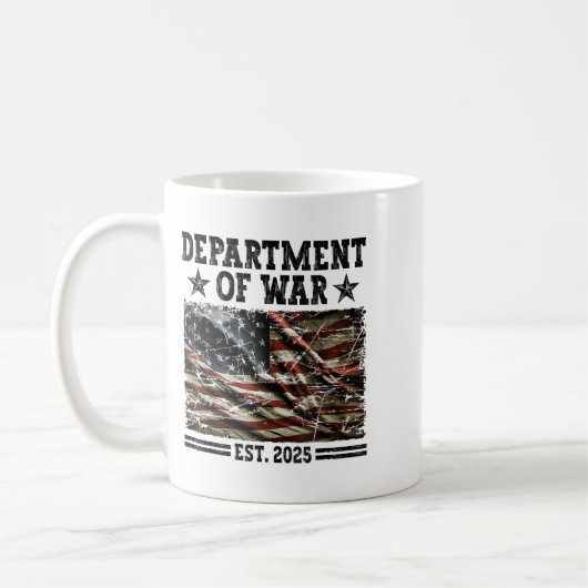 Department Of War Usa Camouflage Flag Department O Kaffeetasse (Links)