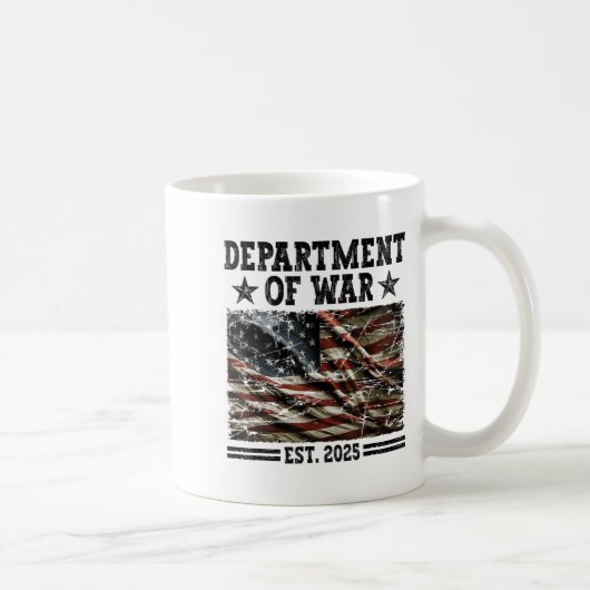 Department Of War Usa Camouflage Flag Department O Kaffeetasse (Rechts)
