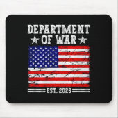Department Of War Usa Camouflage Flag Department O Mousepad (Vorne)
