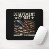 Department of War Usa Camouflage Flag Department O Mousepad (Mit Mouse)