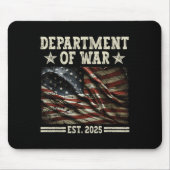 Department of War Usa Camouflage Flag Department O Mousepad (Vorne)