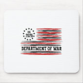 Department Of War Usa Camouflage Flag Department O Mousepad (Vorne)