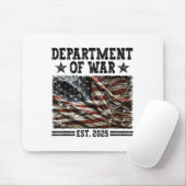 Department Of War Usa Camouflage Flag Department O Mousepad (Mit Mouse)
