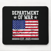Department of War Usa Camouflage Flag Department O Mousepad (Vorne)