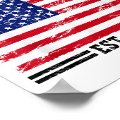 Department Of War Usa Camouflage Flag Department O Poster (Ecke)