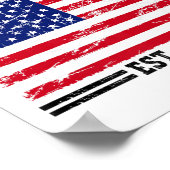 Department Of War Usa Camouflage Flag Department O Poster (Ecke)