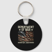 Department of War Usa Camouflage Flag Department O Schlüsselanhänger (Vorderseite)