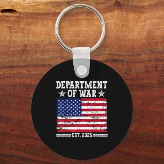 Department of War Usa Camouflage Flag Department O Schlüsselanhänger (Vorderseite)