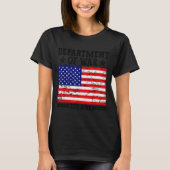 Department Of War Usa Camouflage Flag Department O T-Shirt (Vorderseite)