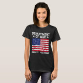 Department of War Usa Camouflage Flag Department O T-Shirt (Vorne ganz)