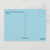 Department Punta del Este Maldonado Uruguay Postkarte (Rückseite)