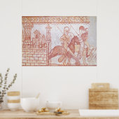 Departure of the Crusaders Poster (Küche)