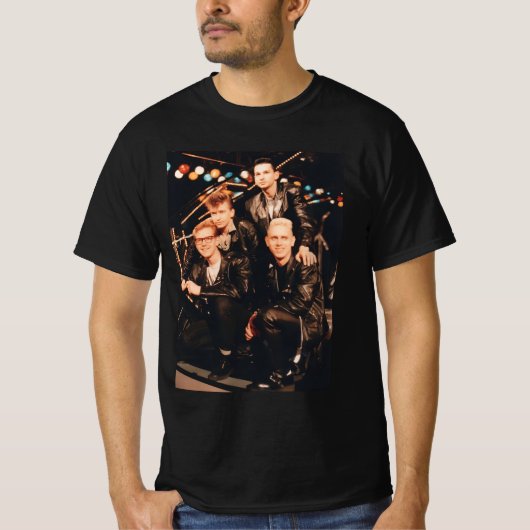 " Depeche Mode:Dave Gahan, Martin Gore, Andy Flet T-Shirt (Vorderseite)
