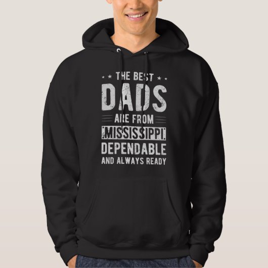 Dependable Dad from Mississippi Hoodie (Vorderseite)