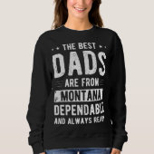 Dependable Dad from Montana Sweatshirt (Vorderseite)