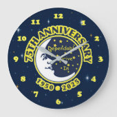Dependable Drive In 75th Anniversary Clock Große Wanduhr (Vorderseite)