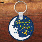 Dependable Drive In 75th Anniversary Keychain Schlüsselanhänger (Rückseite)