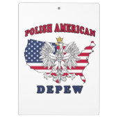 Depew New York Polish Klemmbrett (Rückseite)