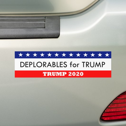 Deplorables für Trumpf 2020 Autoaufkleber (Auf Auto)