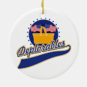 Deplorables Team-Logo Keramikornament (Hinten)