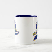 Deplorables Team-Logo Zweifarbige Tasse (Mittel)