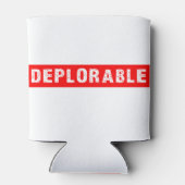 DEPLORARABLE White Dosenkühler (Rückseite)