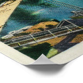 Depoe Bay and Bridge, OregonDepoe Bay, OR Poster (Ecke)