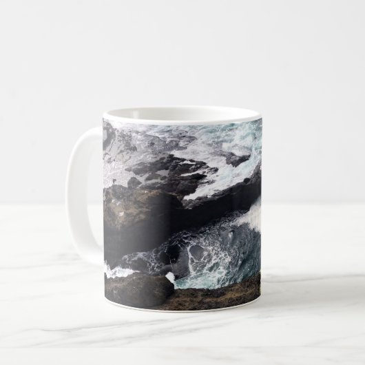 Depoe Bay, Oregon Kaffeetasse (Vorderseite Links)