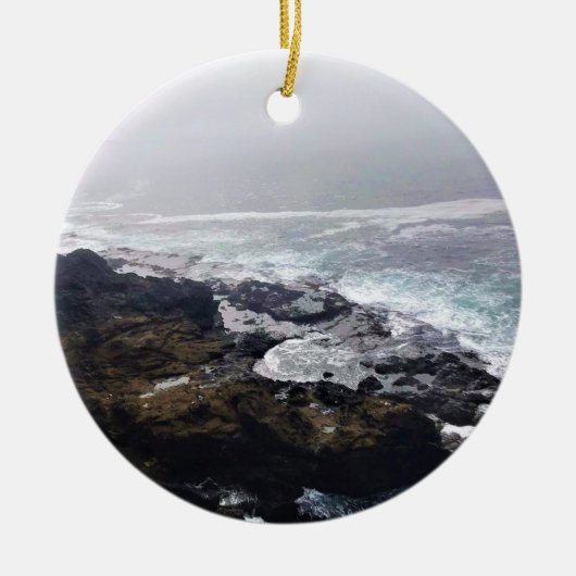 Depoe Bay, Oregon Keramik Ornament (Vorne)