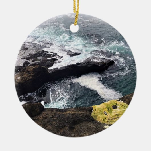 Depoe Bay, Oregon Keramik Ornament (Vorne)